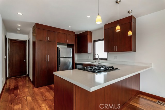 Another view of the guest suite kitchen