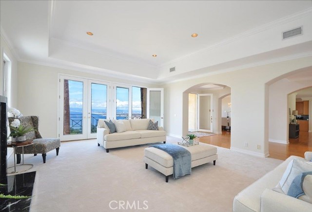 Living Room Looking Out to Coastline View