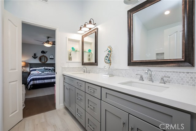 Jack and Jill bathroom