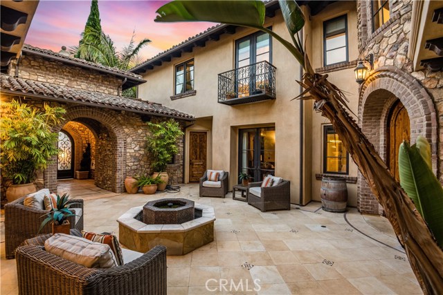 Wood door leads to private guest quarters