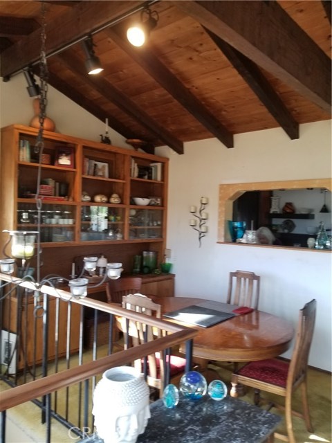 Upstairs dining area