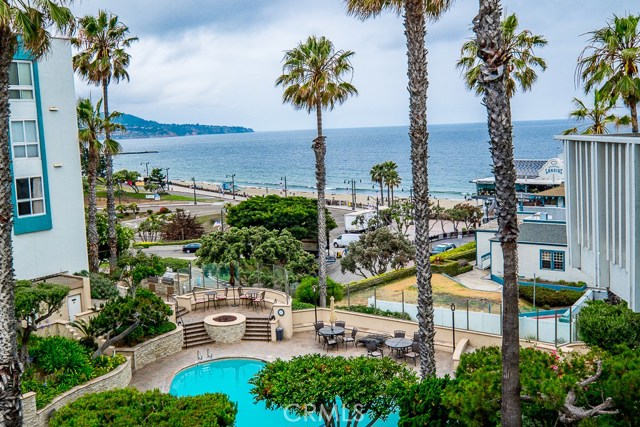 One of two pools overlooking the ocean