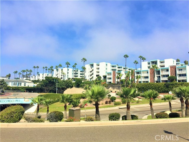 This is the View from the Pier Plaza Entry looking back towards 650 The Village which is the Building on the Right.