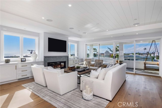 Ocean View Living Room with Spacious Deck