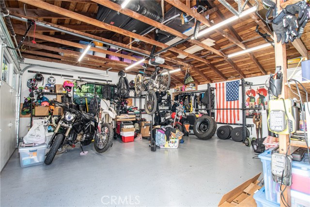 2 car garage with ample storage