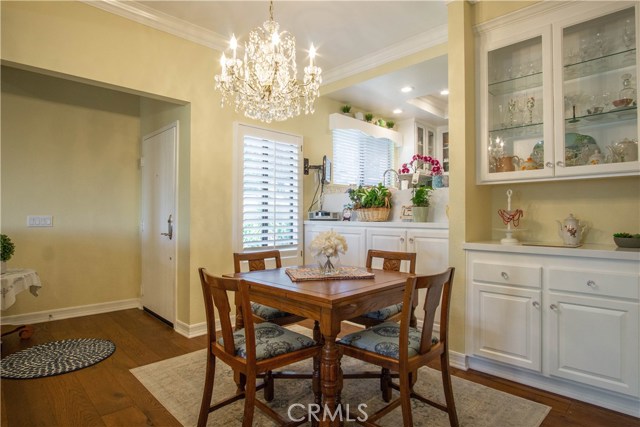 DINING AREA - NEW FLOORS, NEW CABINETRY, ETC