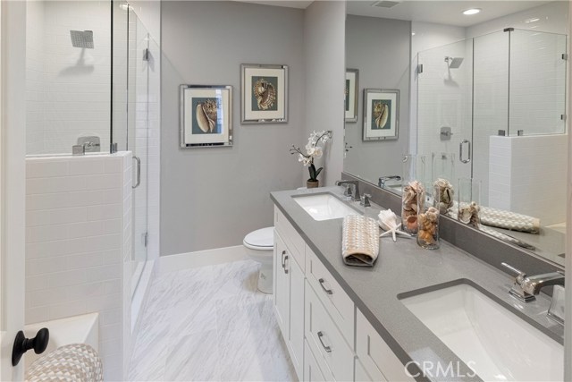 New Master Bath with shower and separate tub