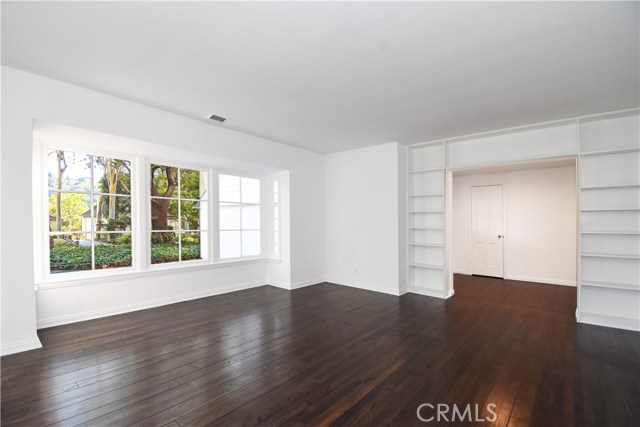 Living room with great windows providing natural light.