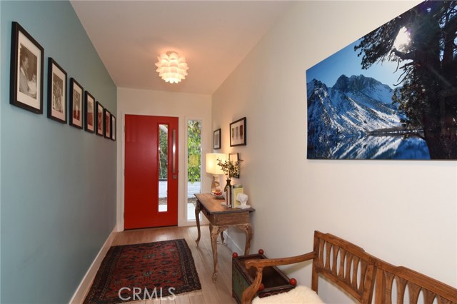 Front door as seen from the living room