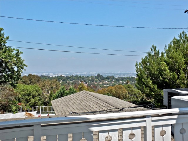 Views from the master bedroom balcony.