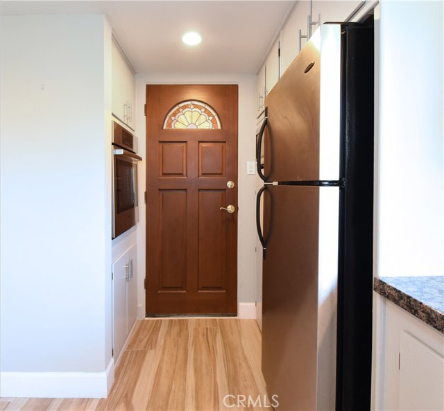 Kitchen toward laundry room