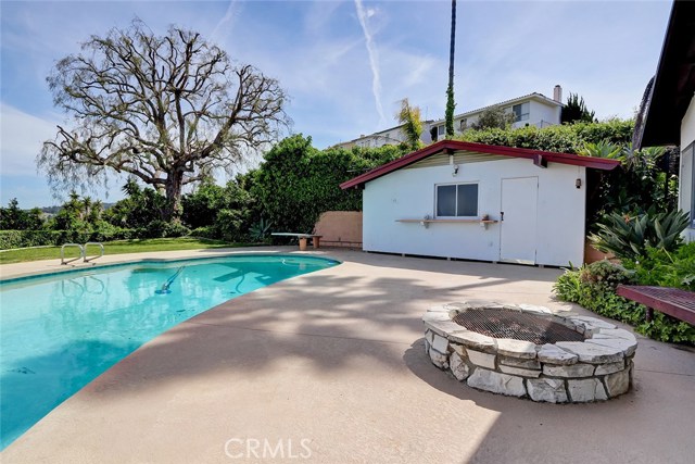 POOL,FIRE PIT, POOL HOUSE, AND MORE VIEW