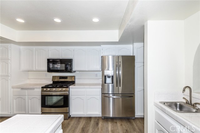 New Stainless Refrigerator and Adjacent Wet Bar!