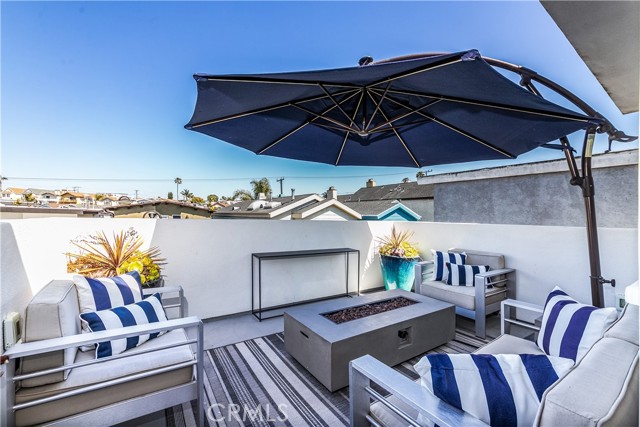 Entertain and relax on the rooftop deck