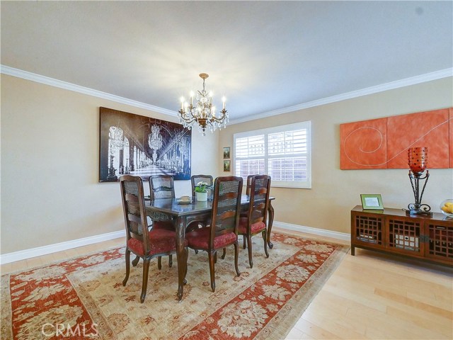 Huge dining room.