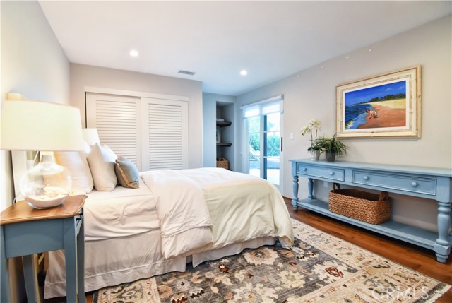 Large Bedroom Opens to Downstairs Flagstone Patio