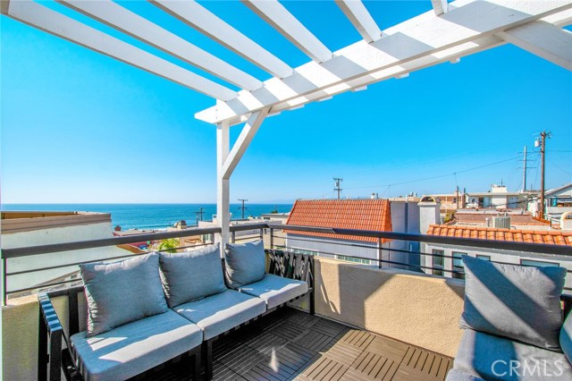 3rd level viewing deck off the kitchen.  Whitewater views