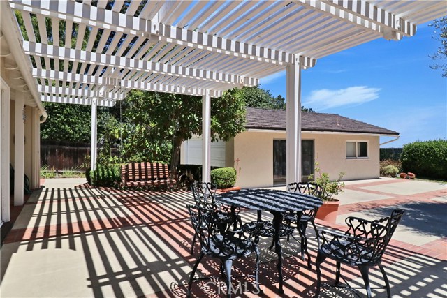 View of the Garage from the Veranda