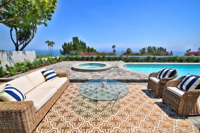 Back Patio with Pool and Ocean View