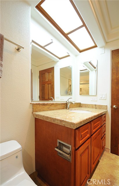 Downstairs bath vanity