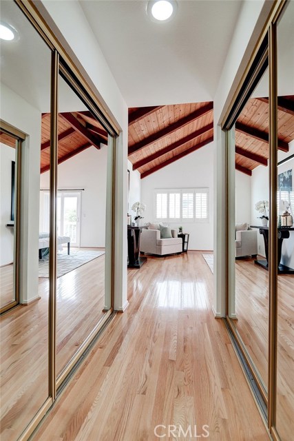 Master suite large closets