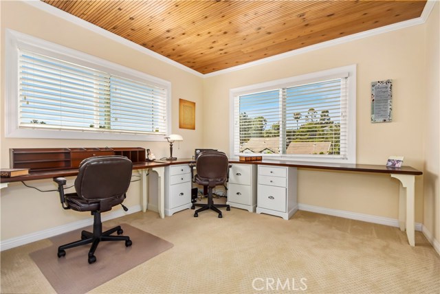 One of Three Upstairs Bedrooms Used as an Office