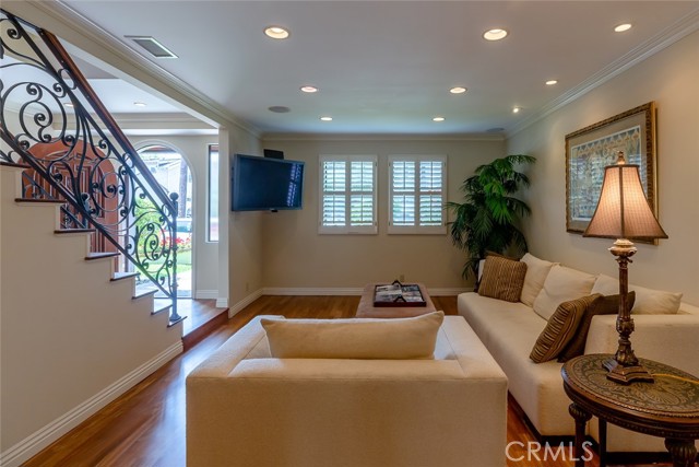 Living room viewed from dining area