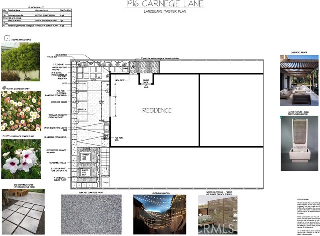 Back Landscaping Plan