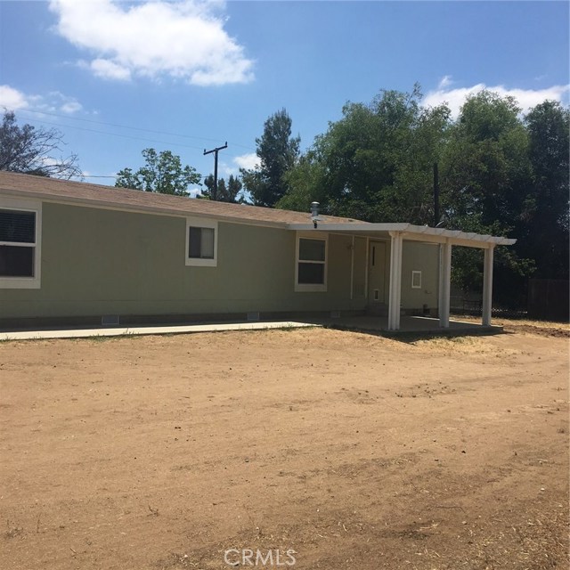 Rear patio and large rear yard