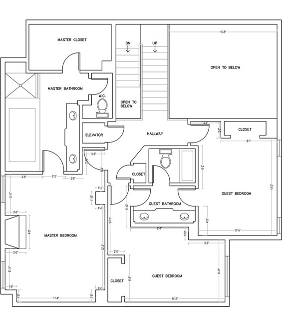 Floor Plan Upstairs