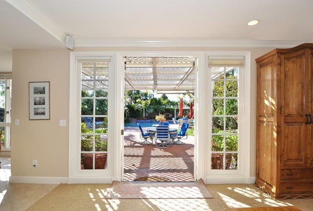 Family Room Opens to the Backyard