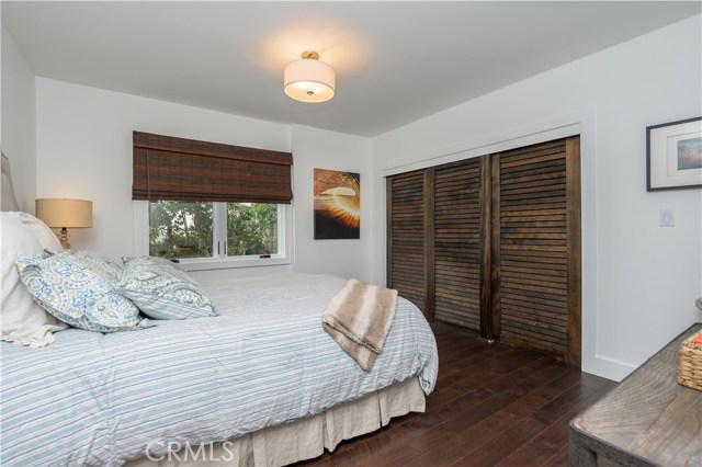 Lower level bedroom near laundry