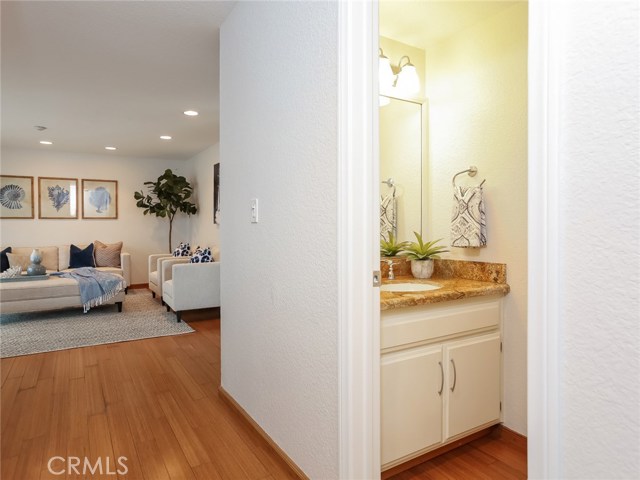 Half bath off Living room