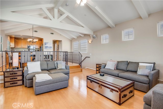 Living Room Opens to Dining