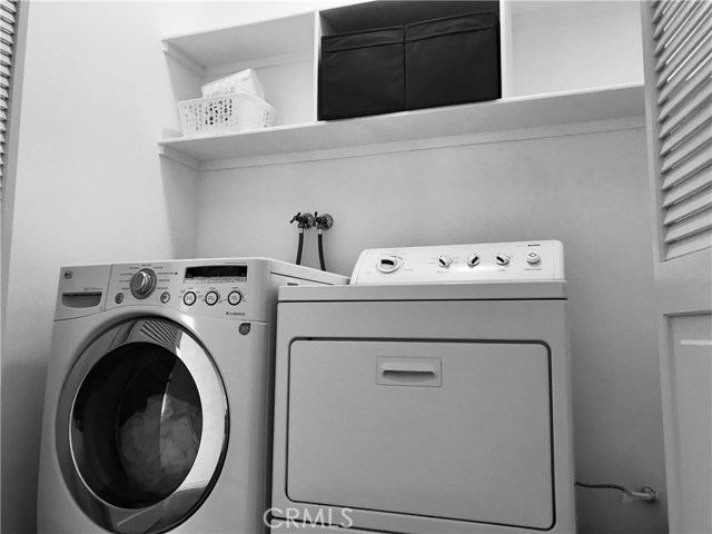 Your full size laundry and ample storage space in a nice enclosed laundry area conveniently upstairs. They are in great working condition and may be included with this home.