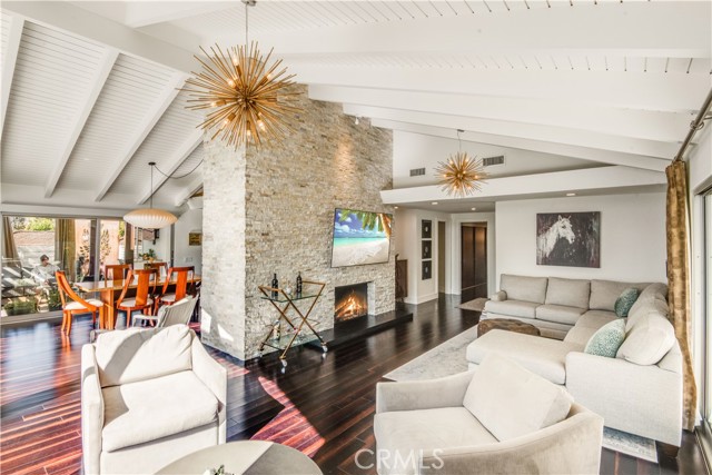 Lounge view to formal dining area