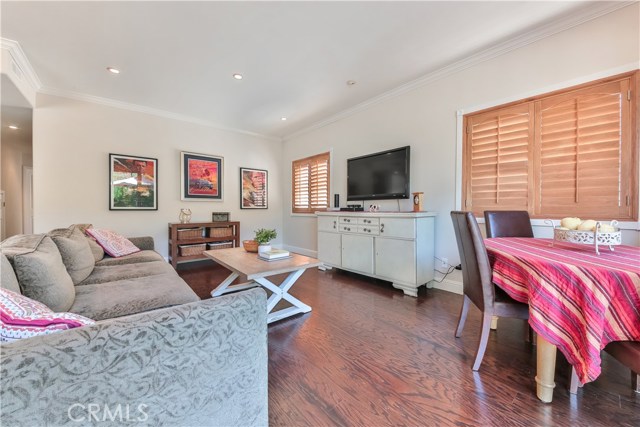 living room with new interior paint