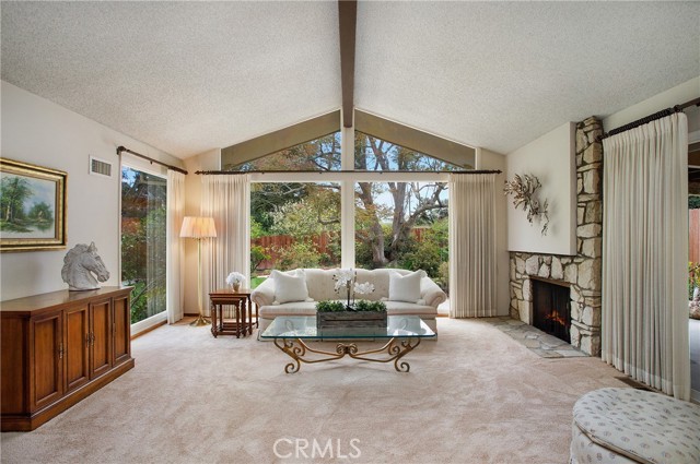 Upon entering you are greeted with walls of glass and privacy