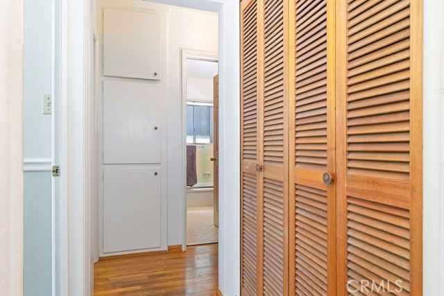 Hallway to bedrooms and main level bath