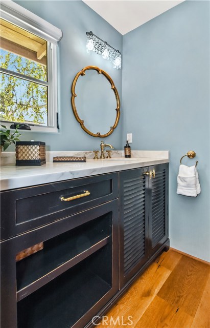 Powder Room at Entry Level