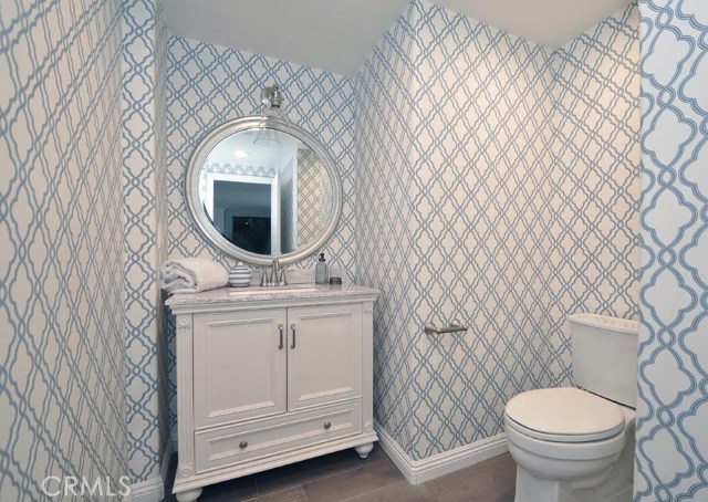 Powder Room on the Main Level