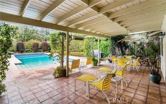 Covered patio