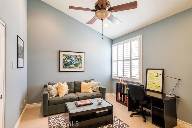 Bedroom #2...bright, light and spacious with vaulted ceilings.