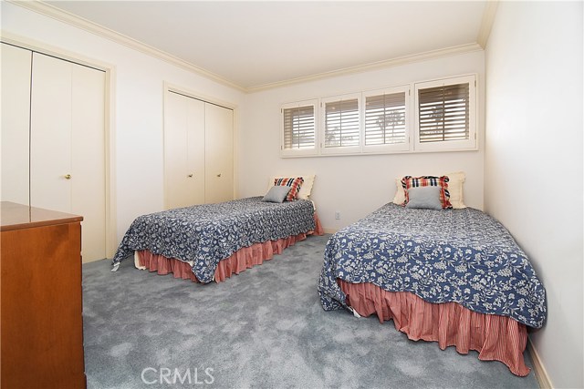 2nd bedroom upstairs has 2 large closets and spectacular ocean views.