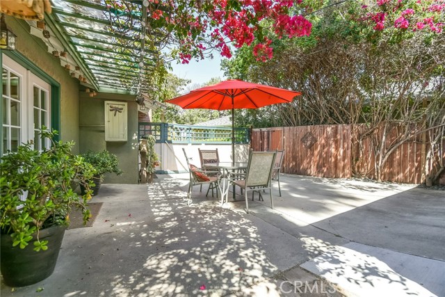 View of Driveway from Backyard