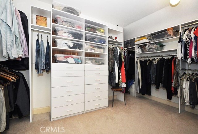 Large Walk-in Closet in Master Bedroom