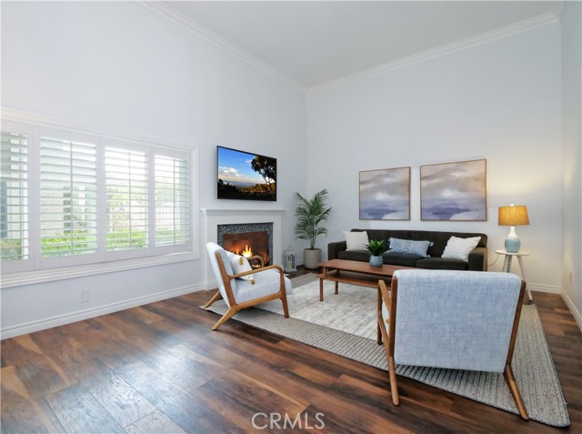 Living room view off entry.