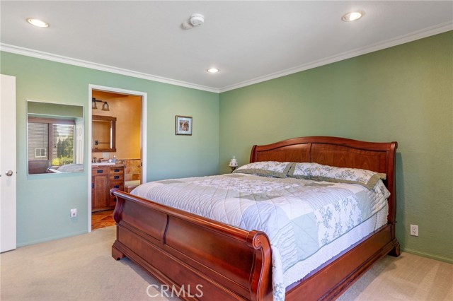 there are 2 master suites. Both have full baths. This is the west facing bedroom.