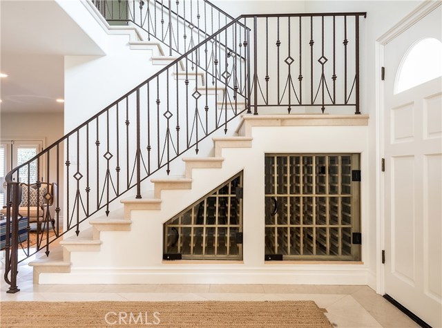 Custom built 200-bottle temperature controlled wine cellar