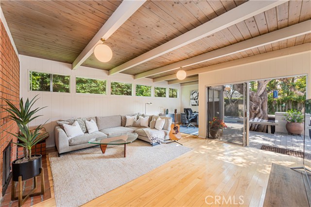 Family room with view to backyard